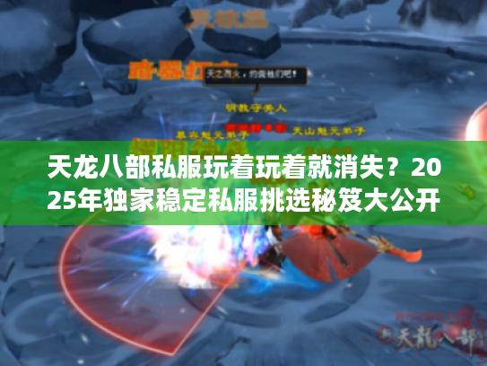 天龙八部私服玩着玩着就消失？2025年独家稳定私服挑选秘笈大公开
