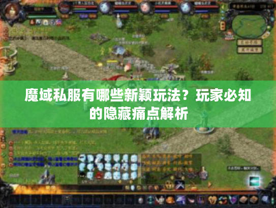 魔域私服有哪些新颖玩法？玩家必知的隐藏痛点解析