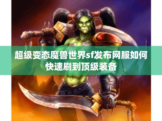 超级变态魔兽世界sf发布网服如何快速刷到顶级装备