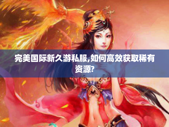 完美国际新久游私服,如何高效获取稀有资源?