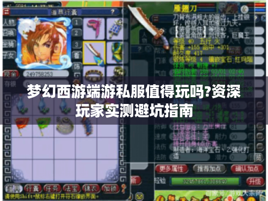 梦幻西游端游私服值得玩吗?资深玩家实测避坑指南