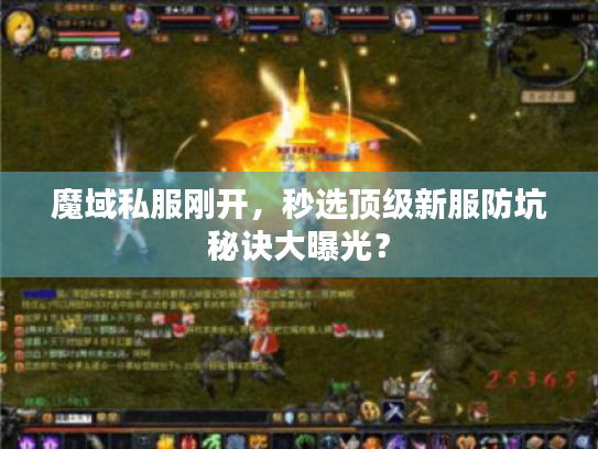 魔域私服刚开，秒选顶级新服防坑秘诀大曝光？