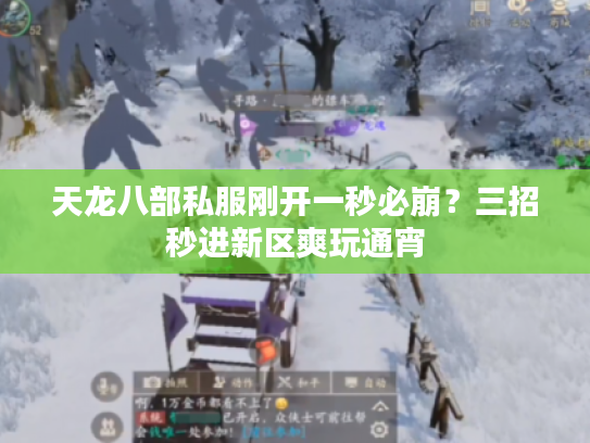 天龙八部私服刚开一秒必崩？三招秒进新区爽玩通宵