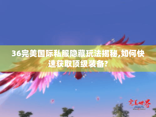 36完美国际私服隐藏玩法揭秘,如何快速获取顶级装备?