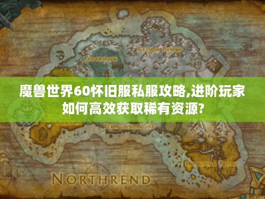 魔兽世界60怀旧服私服攻略,进阶玩家如何高效获取稀有资源?