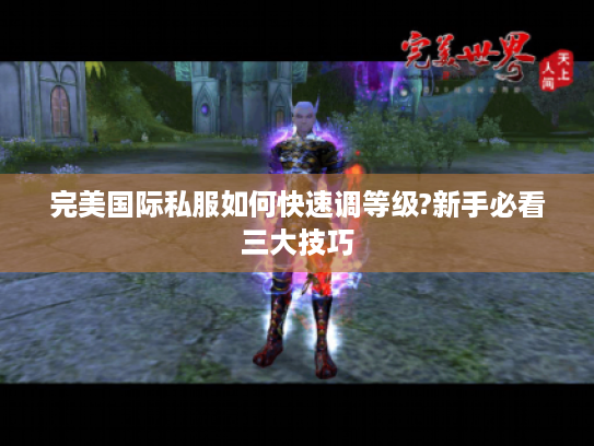 完美国际私服如何快速调等级?新手必看三大技巧 完美国际私服如何快速调等级?新手必看三大技巧