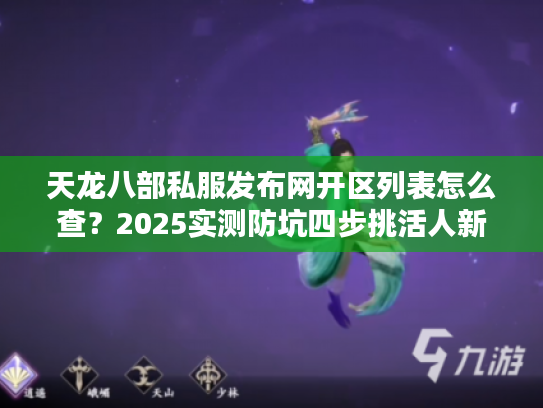 天龙八部私服发布网开区列表怎么查？2025实测防坑四步挑活人新服
