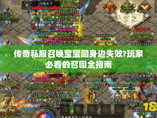 传奇私服召唤宝宝回身边失效?玩家必看的召回全指南