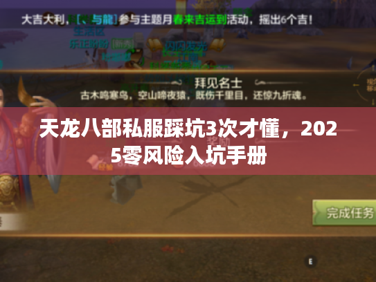 天龙八部私服踩坑3次才懂，2025零风险入坑手册