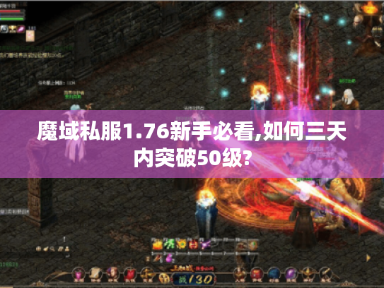 魔域私服1.76新手必看,如何三天内突破50级?