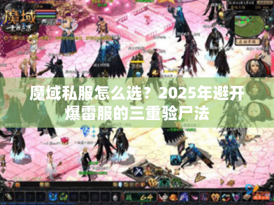 魔域私服怎么选？2025年避开爆雷服的三重验尸法