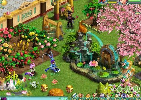 神武手游庭院系统：趣味种菜，自给自足，后花园怎么玩？