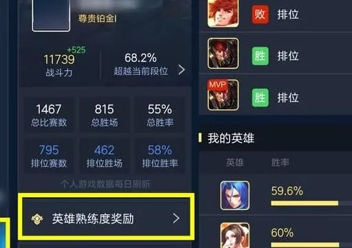 王者荣耀排位英雄熟练度多少？组队攻略揭秘