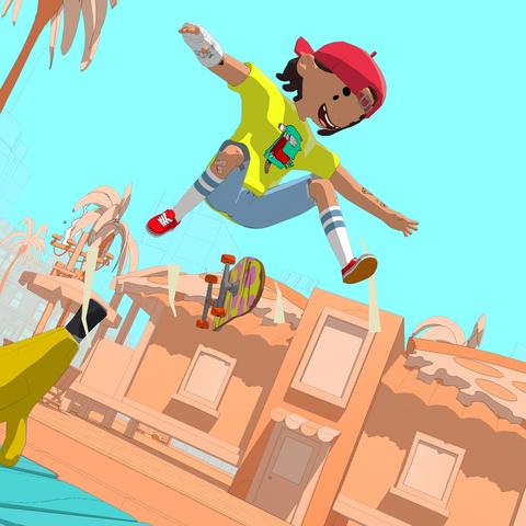 《奥力奥力世界》PS5评测：独树一帜的色彩滑板冒险