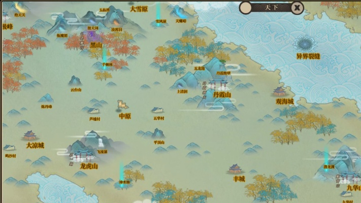 大江湖苍龙白鸟攻略：中原听琴阁地图全收录