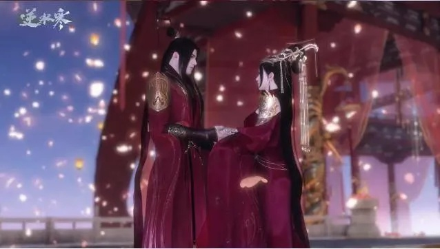 《逆水寒手游》情人节时装揭秘：绯夜誓语背后的秘密大公开！