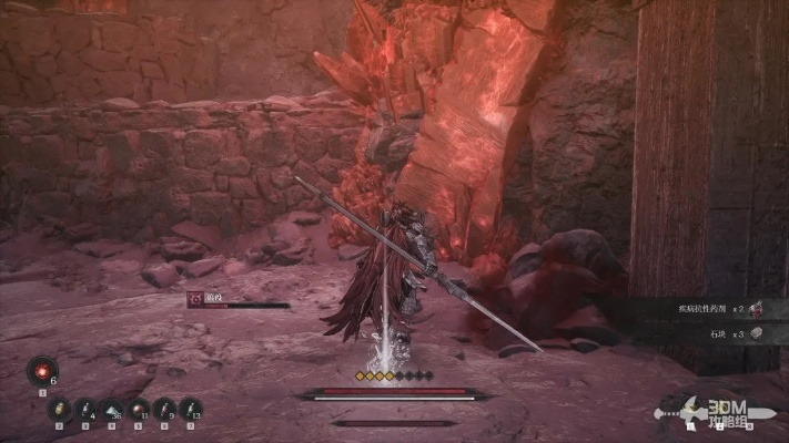 第一狂战士卡赞鬼气弥漫的枪刃位置