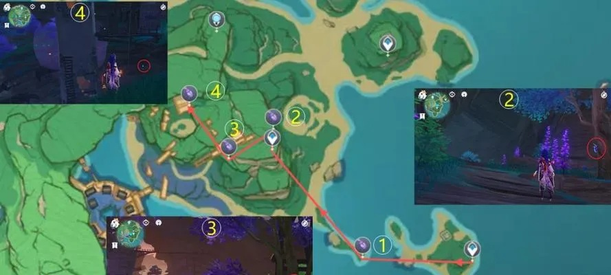 《原神未熄剑柄寻宝指南：突破材料位置揭秘》