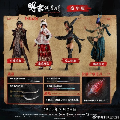 《明末渊虚之羽服装盘点：海量服饰任你挑选》