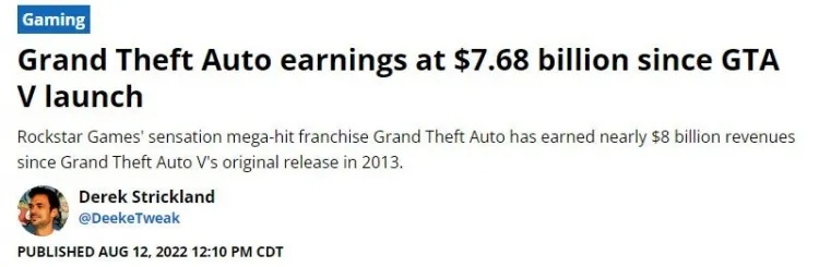 《GTA》系列狂揽百亿：揭秘游戏界的财富传奇