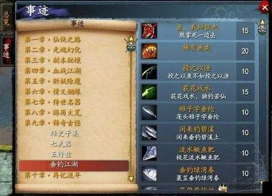 《刀剑江湖钓鱼秘籍：轻松升级必备技巧》