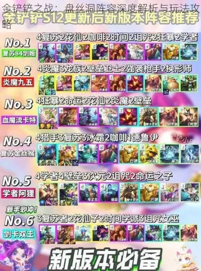 金铲铲盘丝洞阵容攻略:高效搭配与站位解析 金铲铲盘丝洞阵容攻略:高效搭配与站位解析