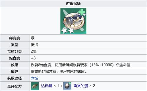 幻塔游鱼探珠食谱：高效获取制作攻略秘籍