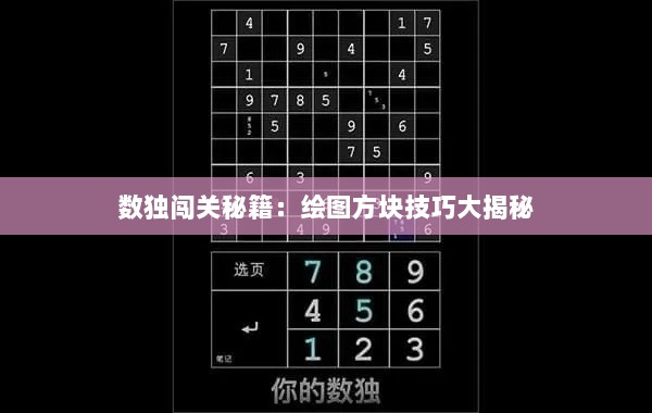 数独闯关秘籍：绘图方块技巧大揭秘