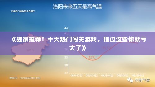 《独家推荐！十大热门闯关游戏，错过这些你就亏大了》