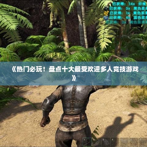 《热门必玩！盘点十大最受欢迎多人竞技游戏》