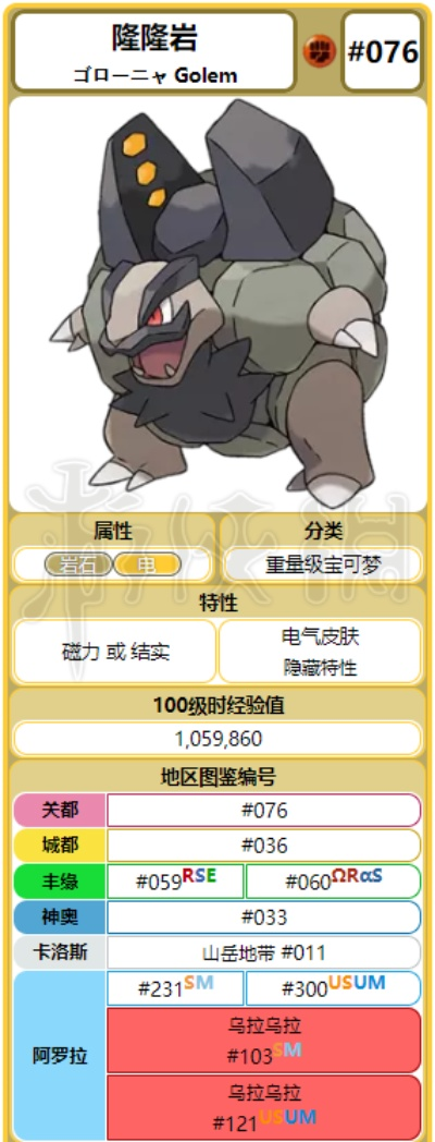 宝可梦隆隆岩技能搭配攻略：最强组合揭秘