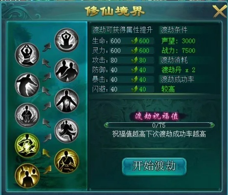 渡劫真仙数值攻略:修仙外传升级秘籍大揭秘 渡劫真仙数值攻略:修仙外传升级秘籍大揭秘