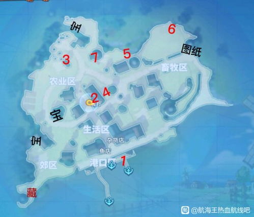航海王宝藏揭秘：风车村航线宝藏位置攻略大揭秘