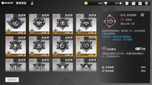 高能手办团永恒异闻徽章属性解析，助你轻松提升战斗力