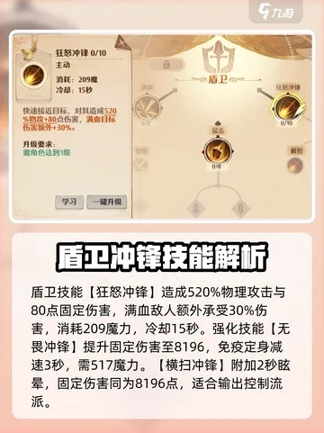 森之国度盾卫养成必看！技能加点攻略+实战技巧解析