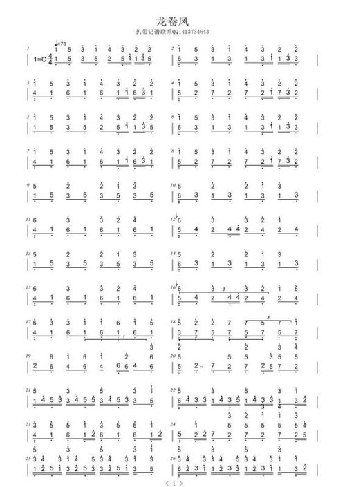 惠化洞弹琴攻略：揭秘琴谱乐谱数字简谱高效学习法