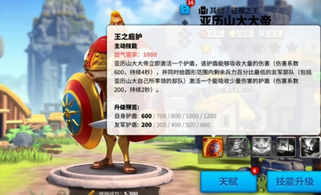 万国觉醒亚历山大大帝统帅技能解析：揭秘战场霸主新优势