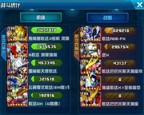 敢达决战全服赛阵容攻略：独家秘籍助你称霸战场