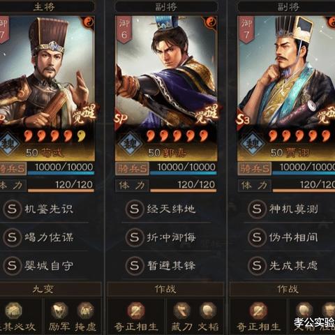 三国志战略版贾诩实战攻略：高效技能与阵容搭配技巧解析