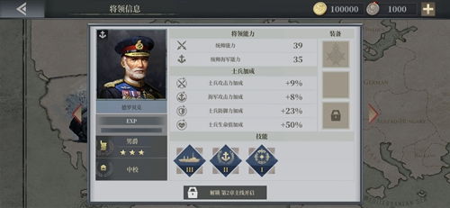 欧陆战争6米尔恩将领属性解析：深度技能图鉴攻略必备