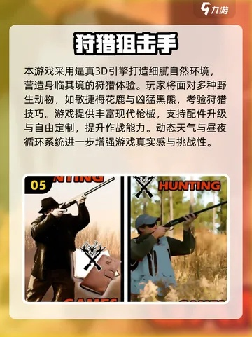 狙击手游戏盘点：热门玩法推荐，体验极致射击快感