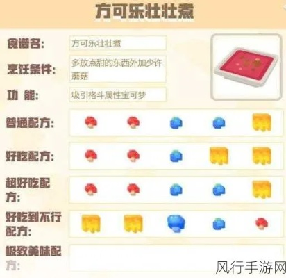 宝可梦探险攻略：解锁精灵腕力技能，掌握最强食谱秘籍