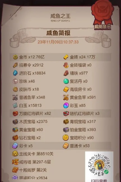 咸鱼之王资源攻略：金鱼高效获取秘籍大揭秘