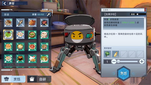 幻塔能量沙拉制作攻略：简易食谱与获取技巧大揭秘